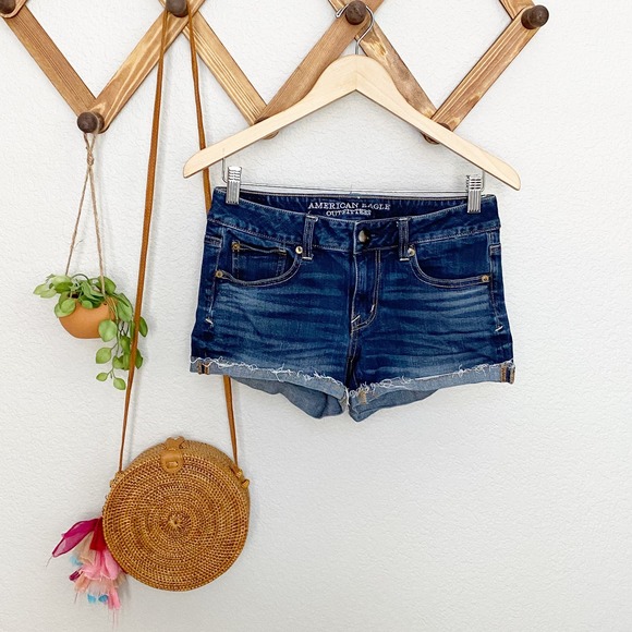 American Eagle Shortie Shorts Size 4 - Picture 1 of 7